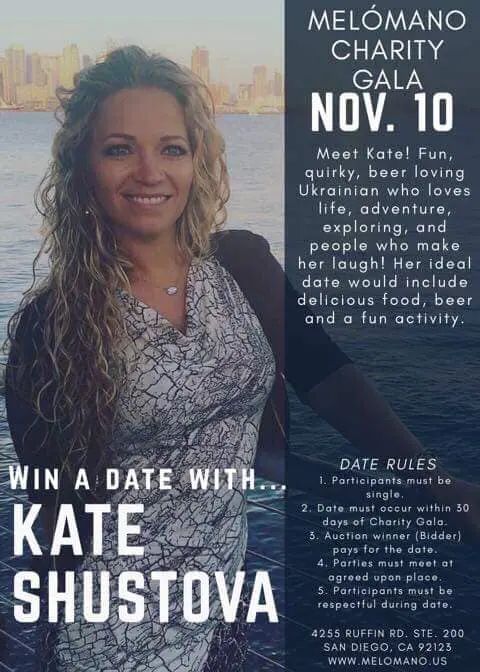 Meet Kate Shustova! One of our many singles giving back by getting auctioned off at the Melómano Charity Gala benefiting Train for Change. Over the next few weeks we will cont