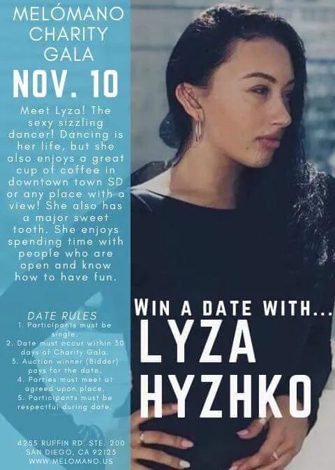 Meet Lyza! One of our many singles giving back by getting auctioned off at the Melómano Charity Gala benefiting Train for Change. Over the next few weeks we will continue to p