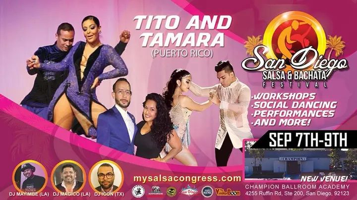 Don’t forget to get your tickets! Tito & Tamara are coming to San Diego!!!!! 😍😍😍 Only two weeks away! We look forward to seeing you WEPA! Tickets and schedule link: http:/