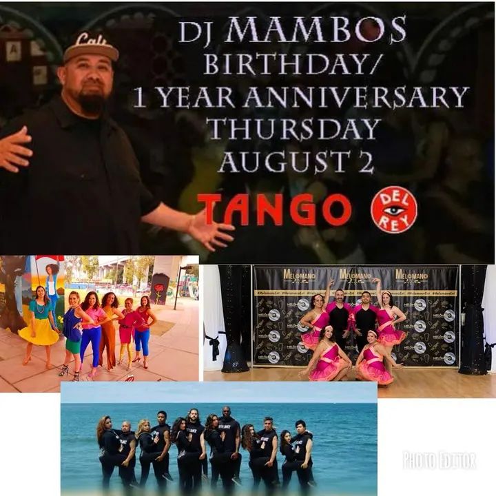 Tonight we celebrate!! DJ Mambo's Birthday celebration and 1 year anniversary of Salsa Bachata Thursdays. Performances by Omambo ladies, Melómano and Sokaliente. 18 and over W
