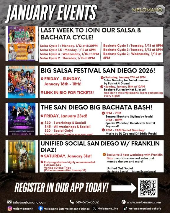 ✨January is for dancing with Melómano! 💃🕺 Kick off the new year dancing with purpose, passion, and community. Our January calendar is packed with events you won’t want to m