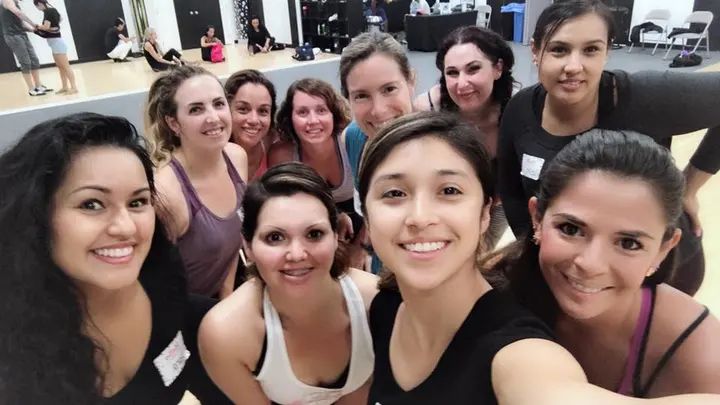Wednesday night with our Beginner Salsa Ladies team!!! 💃🏽💃🏽 join us next Wednesday at 7pm!! 💕 #MelomanoEnt #SalseraSisterhood