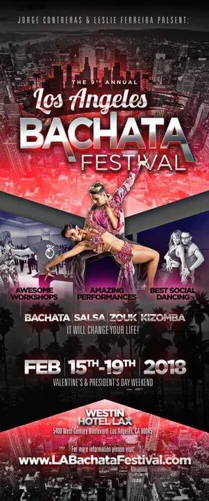We're going all in!!! Melómano and SD Touch representing at The LA Bachata Festival!!! Don't miss it!! February 15 - 19, 2018 USE PatrickDiana CODE for $10 off!!! Buy festiv