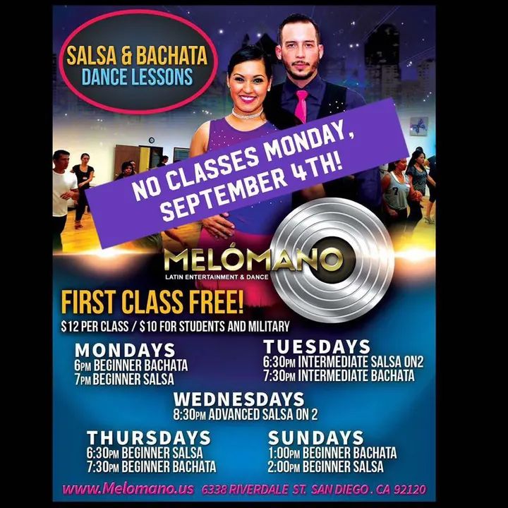 Friendly reminder, no classes today for Labor Day! We will resume normal hours tomorrow!! Thank you!! #MelomanoEnt #LaborDay #NoClasses