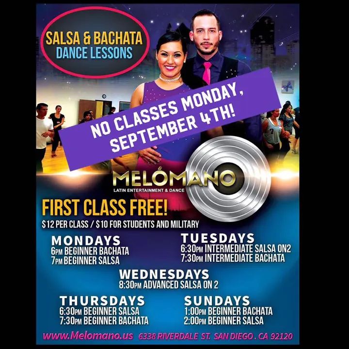 We hope you're enjoying your long holiday weekend everyone! There will be no clases on Monday, September 4th. We will resume on Tuesday! Thank you Melómanos!!! #MelomanoEnt #