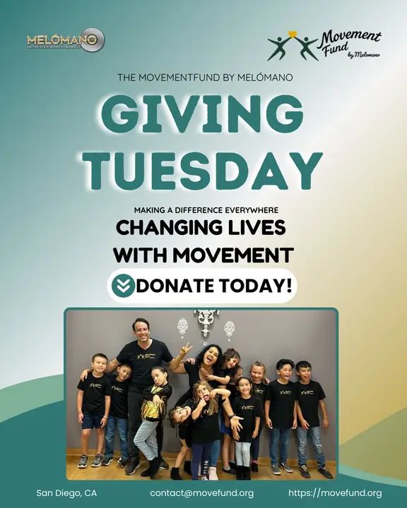 Let’s make moves for good this #GivingTuesday!🌟 Today, your support for the Movement Fund helps empower women, youth, and our amazing dance community: making dance accessible