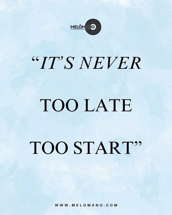 ✨ Motivational Monday ✨ A little reminder that it’s never too late to start and what better time than now?💃🔥 Our new dance cycle kicks off this week and it’s the last one