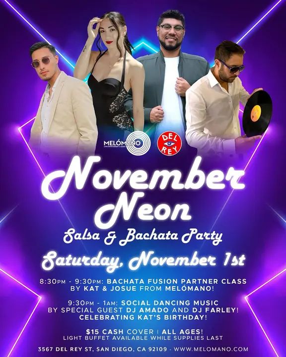 This one’s an extra special night as we celebrate the one and only Kat! 🎉💃 Get ready for neon vibes, great music, and an unforgettable time with the Melómano fam! 💕 EVERY