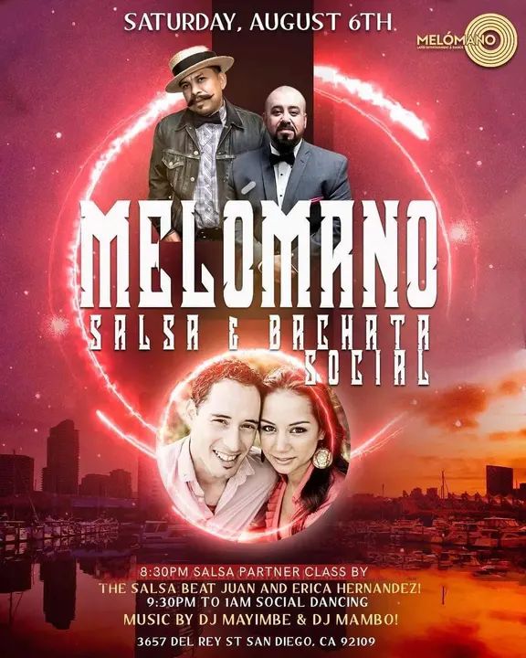 One week away 🔥💃🏻🕺🏻 The End of Summer is here but the good times keep rolling at Tango Del Rey! 🎉 EVERY FIRST Saturday of the month join us for great music and vibes 💕