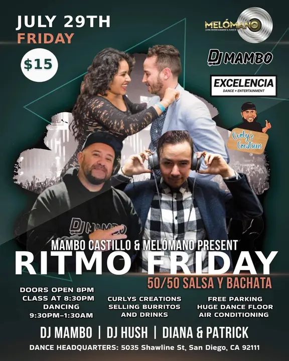 🚨 Next Friday 🚨 July 29th!!! 🥳 Our first Friday night at Dance Headquarters SD!!! Excited to be having an event here! Plenty of space to dance and park!! Let’s goooooo!!