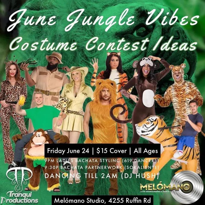 We know it’s only Monday but we’re just so excited for FRIDAY!!!! Need some costume ideas? We got you!!! 🐆🌿🐘🐯🌱🦁🐅🌳 Dress up as your favorite jungle animal! We're gettin