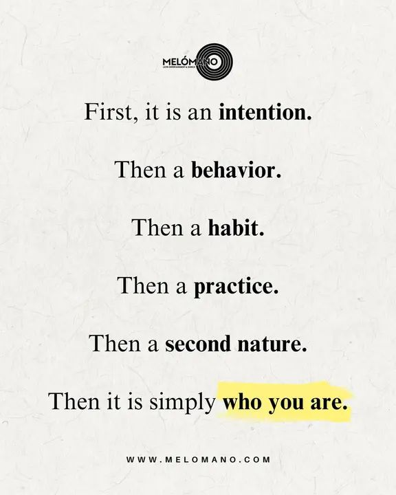 ✨ Motivational Monday ✨ In dance, it always starts with an intention, the decision to take that first step onto the floor. Then it becomes a behavior, showing up to class.