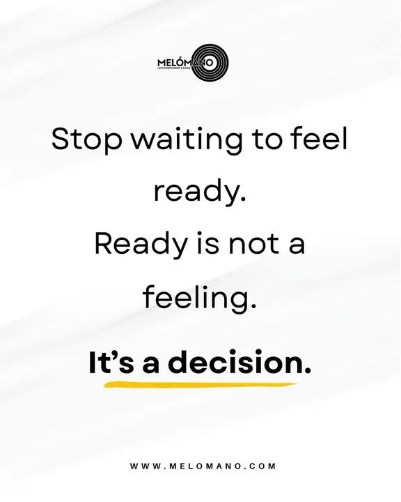 ✨ Motivational Monday ✨ Stop waiting to feel ready because in dance (and in life), ready is not a feeling, it’s a decision. 💃🕺 Every great dancer started by making the ch