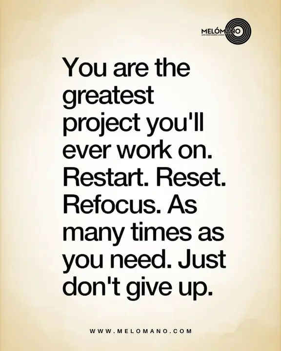 ✨ Motivational Monday ✨ Remember this: You are your greatest project. 💪 In dance, just like in life, it’s okay to restart. It’s okay to reset. It’s okay to refocus. No matt