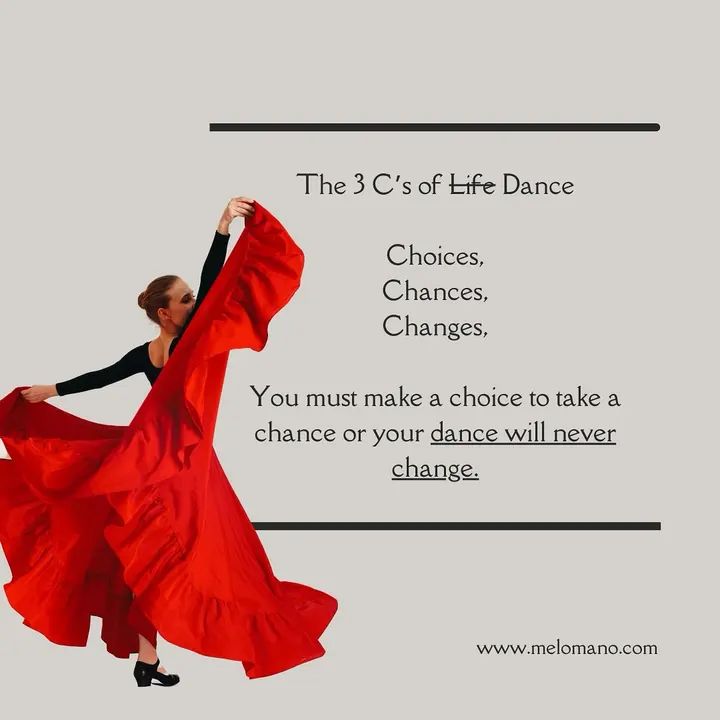 ✨ Motivational Monday! ✨ Every time you step onto the dance floor, you make a choice—to show up, to learn, to grow. You take a chance—on a new move, a new partner, or a new