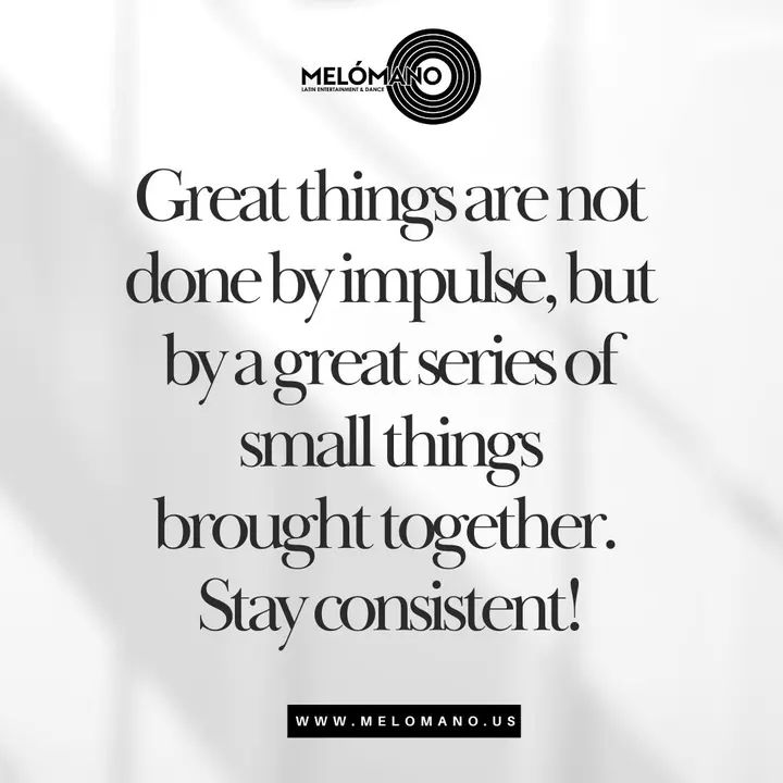 ✨Motivational Monday! Great dance moves aren’t made in a single leap, but through a series of small steps put together. Stay consistent and keep dancing! 💃🕺 Follow, like,