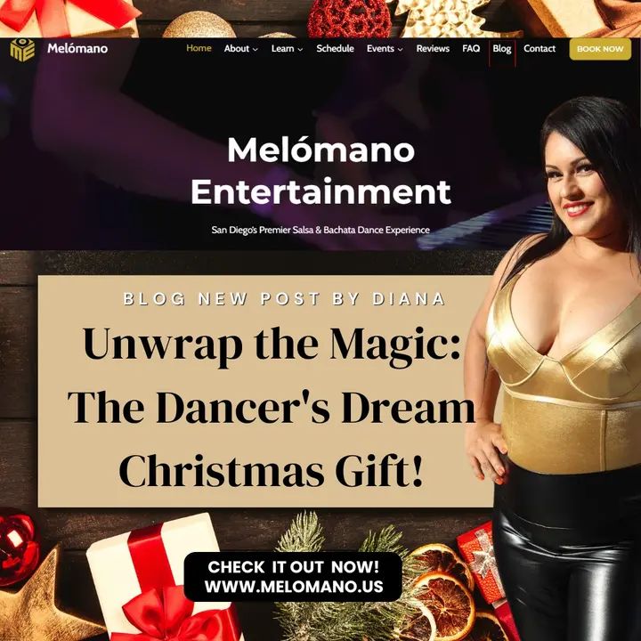 🎄Searching for the perfect gift for a dance lover? Diana’s latest blog, “Unwrap the Magic: The Dancer’s Dream Christmas Gift,” has you covered! Discover thoughtful and inspi