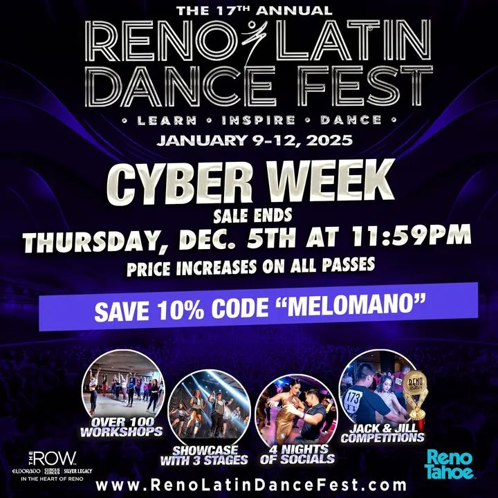 📲 Cyber Week Sale 🚨 ENDS - Thurs. Dec. 5th at 11:59PM SAVE 10% - Buy your passes today with my code! 👉 Code: Melomano Direct link to my discount here: https://www.eventbrit