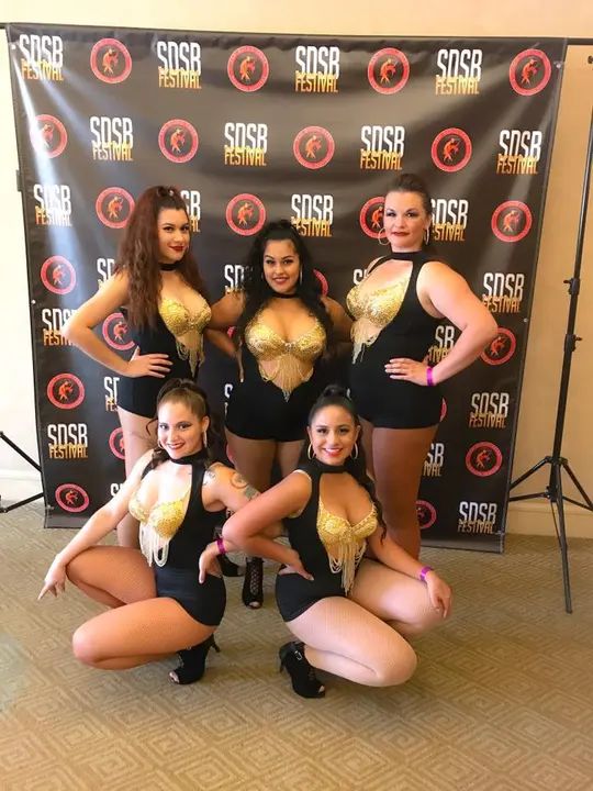 The Melomano Ladies Bachata Team at SDSBF 2017