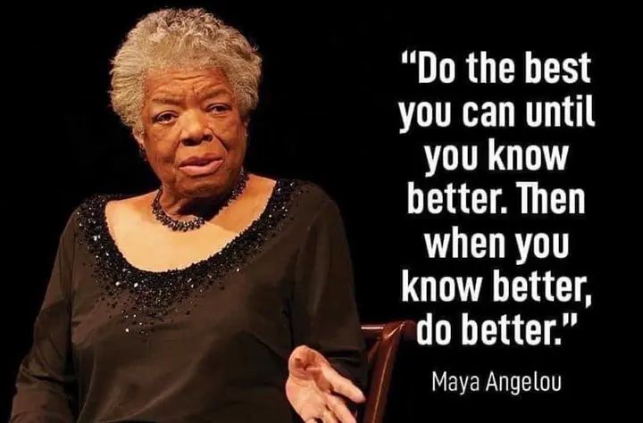✨Motivational Monday!✨ Just like Maya Angelou said, ‘Do the best you can until you know better. Then when you know better, do better.’💪🏻 This is what we do! We help you l