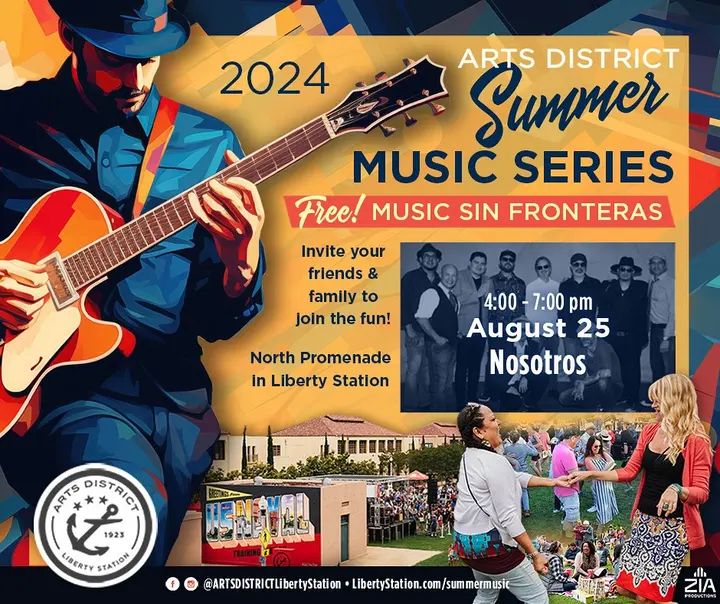 Mark your calendars! The next installment of the 2024 ARTS DISTRICT Summer Music Series! Everyone is invited to wander and explore the ARTS DISTRICT and enjoy FREE outdoor mus