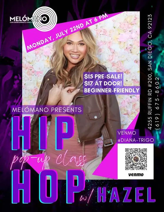 🚨NEW Pop-Up Class Alert!! Beginner Friendly Hip-Hop Class By Hazel!! ♠️ Introducing a NEW Hip-Hop POP-UP beginner-friendly Class by Hazel, get ready to feel and groove! 🎵🔥