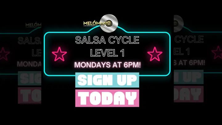 🔥TONIGHT Salsa Cycle 1 at 6pm! Missed the kickoff? It's not too late to sign up today! Don't miss your chance to join us on the dance floor!💃🕺 ✨Each cycle includes unlimi