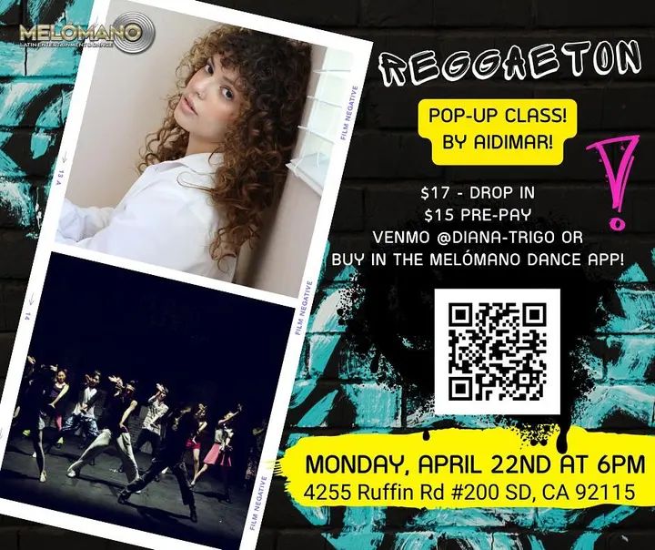 🚨Special POP-Up Reggaeton Class Alert!!! ⚠️ Get ready to move your body and feel the rhythm with our beginner-friendly Reggaeton Dance Class by Aidmar! 🔥🔥 Are you looking