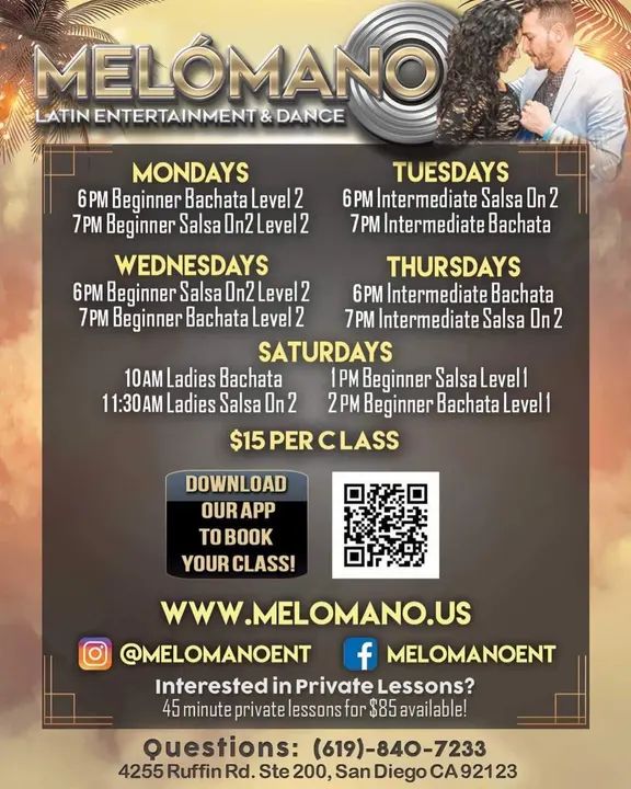 Time for the weekend and ready to dance🔥 Tomorrow, come through for our Saturday group classes💃🏻🕺🏻 🔸10am Ladies Bachata All Levels🔥 🔸11:30am Ladies Salsa All Levels
