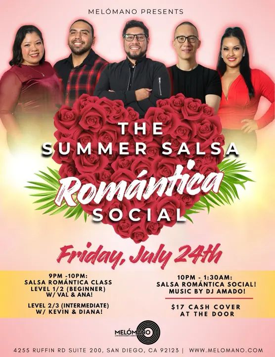 🌊☀️ THE SUMMER SALSA ROMÁNTICA SOCIAL: PART 2 🌊☀️ Summer nights are made for great music, great company, and unforgettable dances to the BEST MUSIC on the planet, yes SALSA