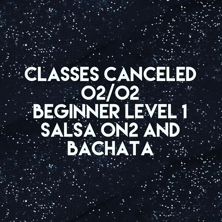 Classes CANCELED Sunday 02/02, we will be back at the studio on Monday 02/03 with Beginner Level 2 Bachata and Salsa on2 starting at 6pm 💕💃🏻🔥 #GroupClasses #MelomanoEnt #S