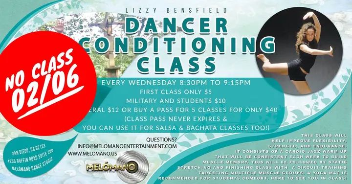 NO CLASS 02/06!!! Classes will presume on 02/13 next week! Hope everyone has an amazing day 🙌💃 #MelomanoEnt #NoClass #SeeYouNextWeek