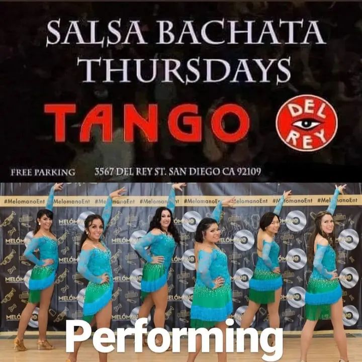 Tonight! Our Beginner Ladies Salsa Team performing at Tango Del Rey! It’s not too late to join our ladies salsa team, we meet every at 7pm 💃🏽 message us for more info! #Mel