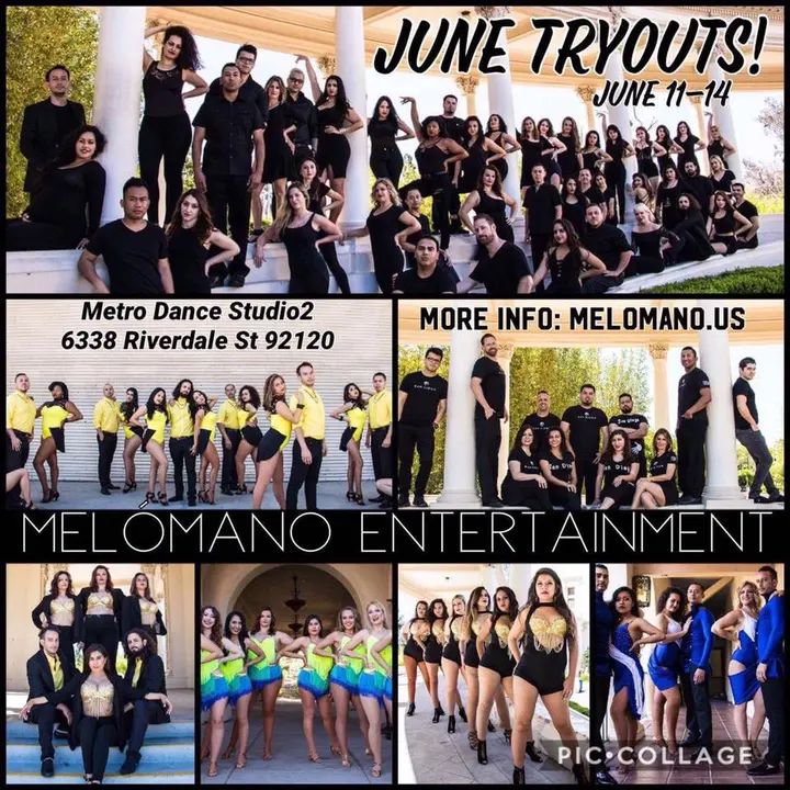 Melómano & San Diego Island Touch Dance Team Auditions! June 11th - 15th! FREE, No partner or experience needed and no one gets turned away! https://www.facebook.com/events/1