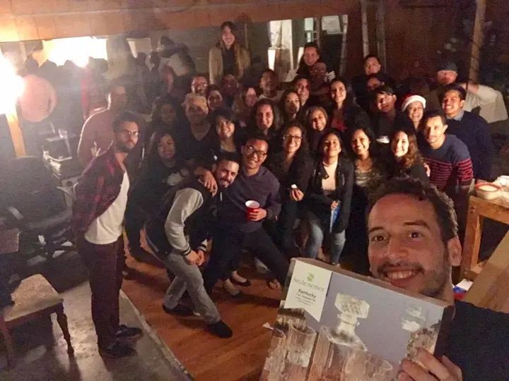 Melómano holiday party in full effect!!!! We love you Fam!!! Cheers to 2017!! Super excited for 2017!! ❤️❤️#MelomanoEnt #DanceFam #HappyHolidays #GiftExchange Join our happy d