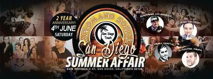 Celebrating our 2 year anniversary at the San Diego Summer Affair! Island Touch Teams Debut new routines! Along Paso de Oro, Majesty Beginner On2 and Omambo Ladies! 2 room