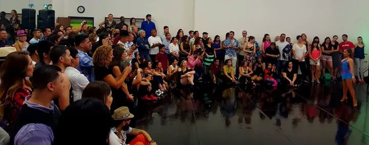 Multiple world dance champion Natasha Silva performance picture at the past Melómano & Spring Affair Social in San Diego. She delivered a great show all by herself. #ThrowBa