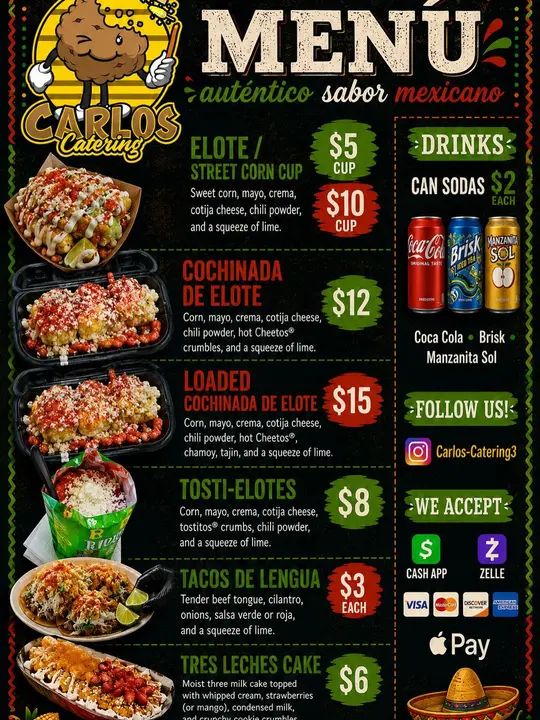 Tonight at the Salsa Romantica Social! 😍 You’ll love the music and the yummy treats by Carlos Catering Carlos T 😋 He’s one of our favorites and he’s back tonight!! 🎉🎉🎉"