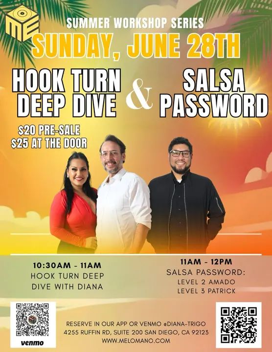 Ready to level up your dancing this summer? 🔥☀️ Join us for a special workshop day designed to help you sharpen your technique, build confidence, and gain valuable skills you