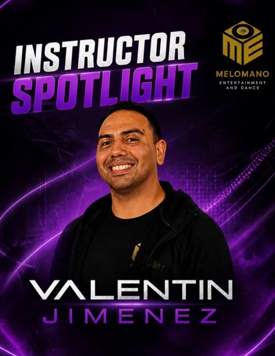It’s time for an Instructor Spotlight! 🌟 Meet the multitalented Valentin Jimenez! 🕺✨ We asked Val to share 5 things you might not know about him: 1️⃣ High school athlete: