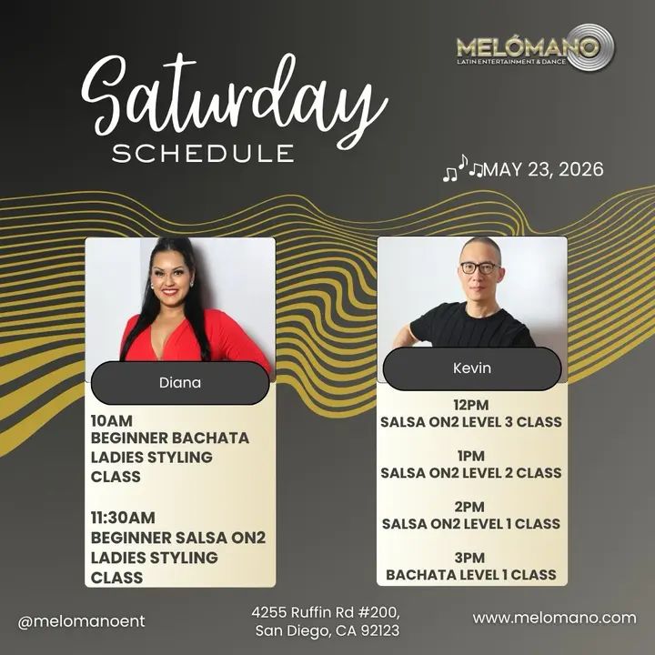 It’s the weekend and it is Saturday! Time to dance and have fun! Join us for Salsa & Bachata classes! 🥳 11am🔸 Beginner Bachata Ladies 12pm🔸 Beginner Salsa Ladies ♥️ 12p