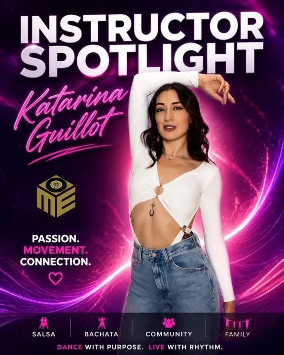 Get to know the woman behind those fire moves! 🔥 It’s time for an Instructor Spotlight on our very own Katarina Guillot. 💃✨ Katarina brings so much soul and technique to t