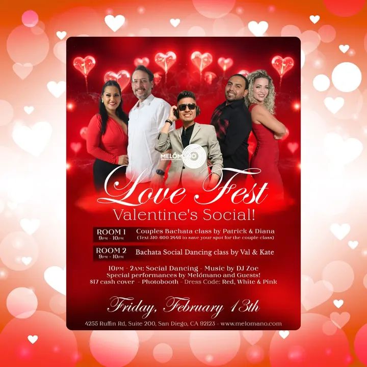 ❤️ LOVE IS IN THE AIR!! TONIGHT we’re celebrating our love for dance! Spend the night doing something you love to do… DANCE! 💃 Love to Dance? ❤️ Love to meet new people? ❤️