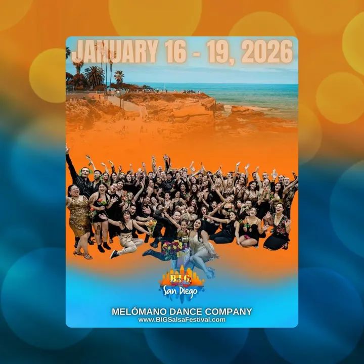 🌟 Join Melómano at BIG Salsa Festival San Diego 2026 🌟 Mark your calendars: January 16 – 19, 2026! Four days of non-stop dancing, music, and energy are coming to sunny San D