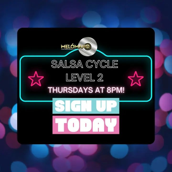 🔥TONIGHT Salsa Cycle 2 at 8pm! Don’t miss this chance to join in and dance the night away! 💃🕺 ✨Each cycle includes unlimited classes for your level! Plus, enjoy discount