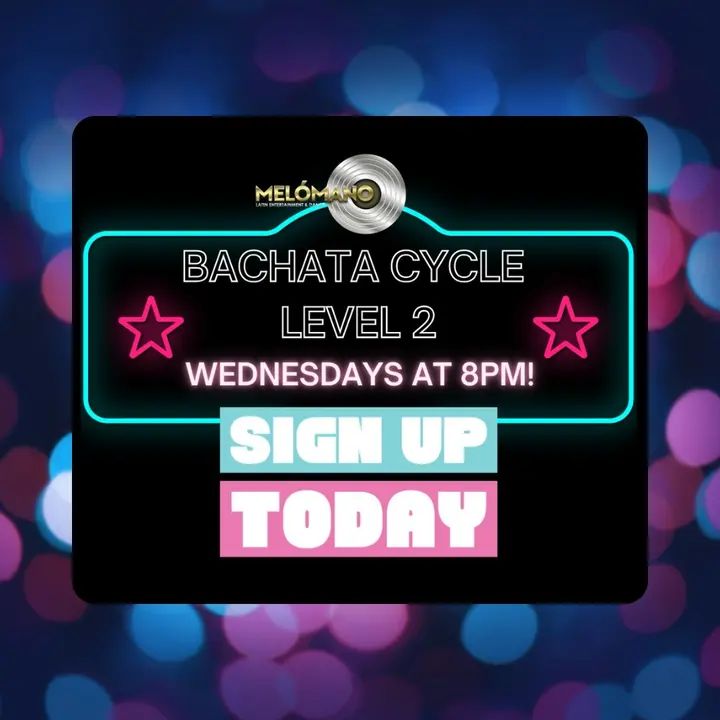 🔥TONIGHT Bachata Cycle 2 at 8pm! Don’t miss this chance to join in and dance the night away! 💃🕺 💃These are the last dates to join!⤵️ •Bachata Cycle 2 : Wednesday, Novemb