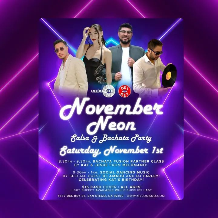 THIS SATURDAY!🤩 This one’s an extra special night as we celebrate the one and only Kat! 🎉💃 Get ready for neon vibes, great music, and an unforgettable time with the Melóman