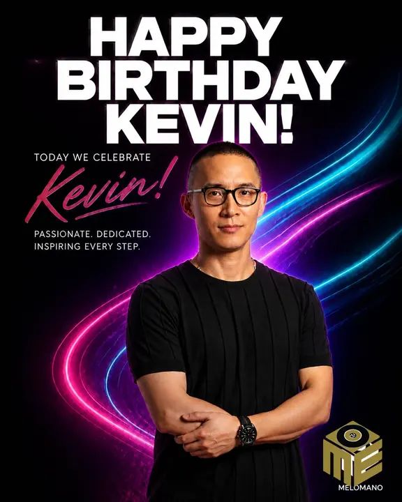 Happy Birthday, Kevin! 🥳🕺✨ To celebrate, we’re sharing some fun facts about one of our favorites: 🌏 He graduated from high school in Shanghai, China! 🙋‍♂️ He's an only c