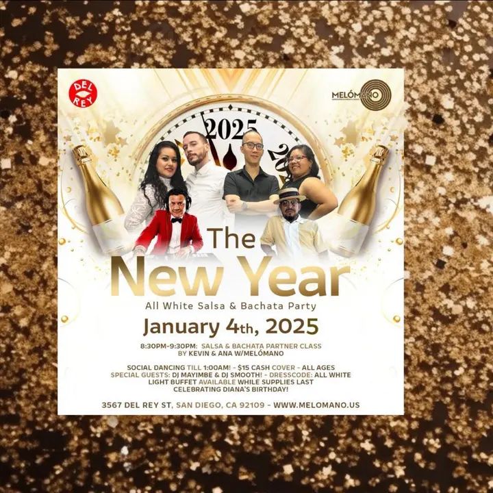 Melómano is kicking things off in 2025 with a Salsa and Bachata All White Party! 🤍🤍🤍🤍🤍🤍 New beginnings, new starts, a blank slate to make your own! The Melómano ✨New Y