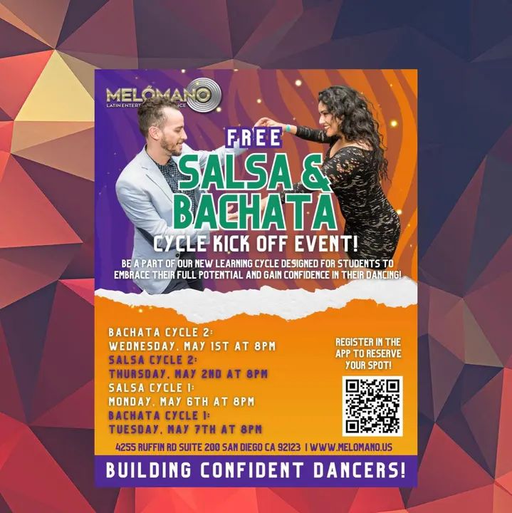 NEW DANCE CYCLE KICK OFF STARTS ON MAY 1ST🥳 These Cycles have been a BIG hit! Come check it out for one FREE session! NOW is the time to learn new moves and take your dancin